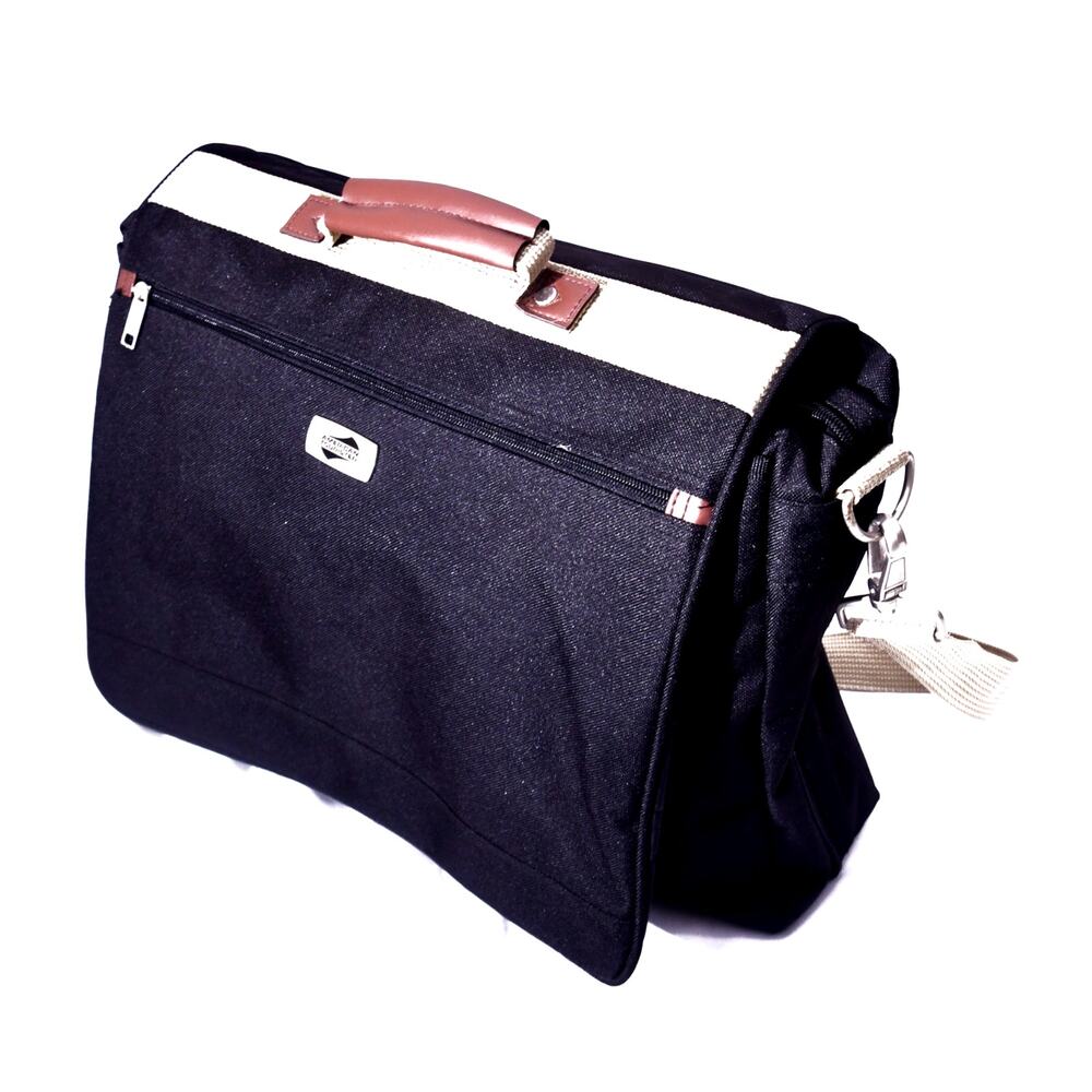 American Tourister Convertible Garment Travel Bag Carry On Shoulder Suitcase Blk